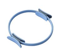 Anello per Pilates Manico, Cerchio Pilates, Anello Flessibile Resistente con Maniglie Imbottite, Cerchio per Yoga Cinetico da Donna, Fitness Ring per Esercizi Interni della Cosce e Gambe (blu)