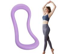 Anello per Pilates - Modella velocemente una postura più forte, Anello per stretching per tutto il corpo sagomato, Strumento di rilascio miofasciale portatile leggero, Supporto solido antiscivolo | pe