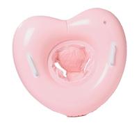 Anello per piscina portatile a forma di cuore - Tubo per piscina per bambini | Anelli per tubi da nuoto | Tubi gonfiabili per bambini con maniglie | Blow up Baby Swim Tube per età m