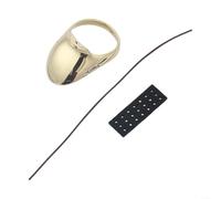 Anello per pollice tradizionale orientale realizzato in rame per un'efficace protezione dell'arco e sicurezza del pollice in pratica (22 mm)