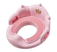 Anello per sedile per apprendimento della pulizia - Sedile per WC antiscivolo per bambino | Anello per WC a forma di corona adattatore per apprendimento della pulizia per ragazze ragazzi