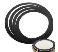 Anello per sordina per batteria, 40,6 cm, anelli per percussione, anelli per percussione, smorzatori, fornitura muto, fornitura per rullanti per pratica per membri della famiglia come regalo