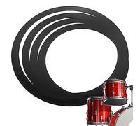 Anello per sordina per batteria, per percussioni, sordina per batteria, fornitura muto, fornitura per esercizi per batteria rullante per familiari come Fanelod