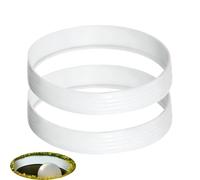 Anello per tazza da golf - 2 pezzi portatile da golf, accessorio per allenamento, foro di pratica durevole, facile da installare, semplice per attività all'aperto e interni, per allenarsi in ufficio