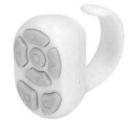 Anello per Telecomando BT, Anello per Dito con Doppia modalità di Funzionamento, Design del Supporto per Cellulare, Orario di Lavoro di 120 Ore, per Selfie, Video e Voltare