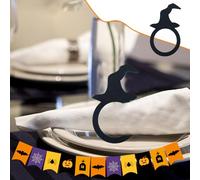 Anello per Tovaglioli Halloween | Portanapoli | Decori Acrilici Spettrali Con Fibbie Per Feste Decorazione Casa Cucina Ristorante
