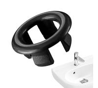 Anello per troppopieno per lavandino, tappo per troppopieno per lavandino | Copri foro tondo per lavabo da bagno | Tappi per fori per lavello con rotondi a doppio strato da 22-24 mm per la