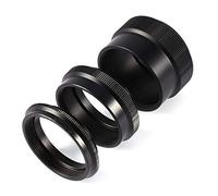 Anello per tubo di prolunga macro, M42 Set di montaggio per viti con anello per tubo di prolunga da 42 mm, adattatori da 9 mm, 16 mm, 30 mm per reflex digitale/film