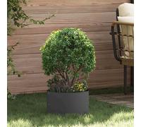 vidaXL Anello per vaso 5 pz Nero 30 x 30 x 20 cm