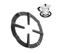 Anello per Wok in Ghisa, Riduzione Universale Smaltata Supporto per Pentole per Cottura Gas Supporto per Pentola Moka Nero Supporto per Fornello a Gas Rotondo Supporto per Griglia Cucina