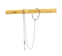 Anello per zampe di pappagallo, catena per caviglia e piede, anello per uccelli, attività di addestramento al volo all'aperto, supporto di apertura, accessori, forniture per uccelli,5.5mm