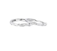 Anello personalizzabile Prenom Anello in argento Sterling 925 da donna in argento Sterling con erba regolabile, popolare per coppia, unisex, sorella di fidanzamento, gioielli, Réglable, Argento