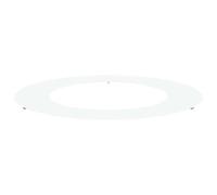 Anello Piatto Albero Bianco Ø50/80cm Acciaio - Elegante Protezione Albero per Giardino e Terrazzo Design Sottile Protezione delle Radici Durevole Facile Montaggio