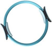 Anello Pilates, Fitness Magic Circle per l'allenamento fitness, Pilates Ring Cerchio per esercizi con doppio manico, per l'esercizio di fitness al coperto Yoga per l'allenamento dimagrante (Blu)