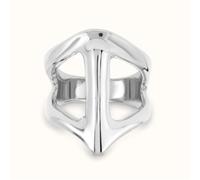 Anello placcato argento Sterling a forma di manta gigante