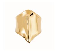 Anello placcato oro 18k figura manta gigante