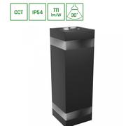 ANELLO PORTA 18W CCT 230V IP54 99X78X240MM NERO SLI003028CCT_PW