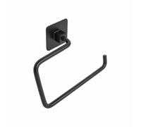 ANELLO PORTA ASCIUGAMANI TELI A MURO ACCESSORI BAGNO PARETE NERO COLD WIND BLACK