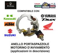 Anello Porta Spazzole Motorino Avviamento Kawasaki Z R 750 cc 2004 2005 2006