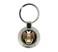 Anello Portachiavi Del 32° Grado Della Massoneria Scozzese