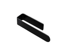 Anello portasciugamani autoadesivo, bagno, cucina, porta asciugamani, barra da incollare sulla parete, in acciaio inossidabile, nero opaco (acciaio inossidabile 37 cm)