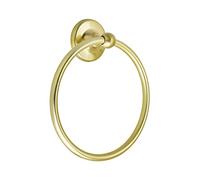 Anello portasciugamani dorato a parete, piccolo portasciugamani da mano, accessori da bagno, hardware da bagno, porta asciugamani da cucina