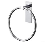 Anello portasciugamani in acciaio inox con montaggio ad adesione diretta per cucina e bagno accessibilità (finitura)