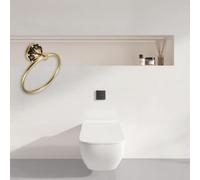 Anello portasciugamani in ottone per bagno design da parete con viti per una fac