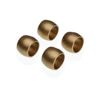 Anello portatovagliolo Versa Dorato polipropilene 4,7 x 3,2 x 4,7 cm 4 Pezzi