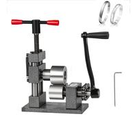 Anello Press Bender Machine, Strumento Di Formazione Del Cucchiaio, Bracciale Pressa Modetta in Metallo Regolabile Macchina Per Mulino, Acciaio Inossidabile Facile Da Usare,Grigio,iron wheel