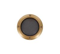 Anello Protettivo Decorativo Griglia Altoparlante In Acciaio Laminato A Freddo ABS Da 2 Pollici Per Auto Accessori Audio(Yellow)