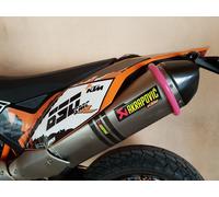 anello protezione terminale marmitta motard enduro cross