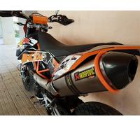 anello protezione terminale marmitta motard enduro cross