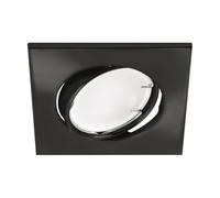 Anello quadrato a incasso GU10 50 W IP20 Ø88 nero Bonus StrüHM