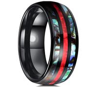 Anello RE-32093 - Nero / Rosso / 57mm