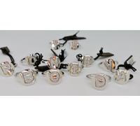 ANELLO REBECCA myWORLD LETTERA INIZIALE NOME DONNA CONFEZIONE ORIGINALE GLAM