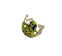 Anello regolabile a forma di rana per le donne novità rane in lega unico aperto gioielli per amanti della moda personalità fascino accessorio