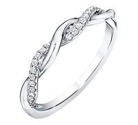 Anello regolabile al mio migliore amico, anello di promessa, anello di anniversario, regalo di compleanno, moderno e galvanizzato, con otto anelli, Taglia unica, Metallo, Nessuna pietra preziosa