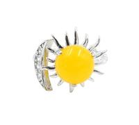 Anello Regolabile Donna, Anello In Cristallo Naturale Per Donna, Cinturino Per Pollice Regolabile A Tre Griffe Con Gemma A Taglio Rotondo, Gioiello Spirituale Fatto A Mano Con I 7 Chakra, Regalo Per