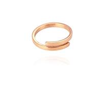 Anello regolabile per le donne, rosa en sottili modalità minimale regolabile ad anello coda di coda a bocchetto giuntura gioiello di punta per le donne regalo regalo per matrimoni per la festa della