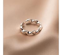 Anello Regolabile,S925 Anello Di Rotazione Lucido In Argento Sterling Anelli Regolabili Anello Aperto Minimalista In Argento Anello Per Il Pollice Anello Eterno Fascino Di Nozze Gioielli Regali Per