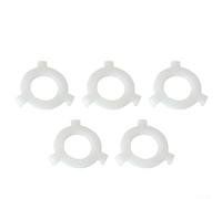 Anello riduttore E27 a E14, interno 29 mm, esterno 49 mm, confezione da 5 | Set da 5 pezzi, facile installazione a torsione, senza bisogno di attrezzi, si adatta a prese E27, si riduce a E14