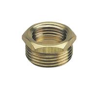 Anello riduttore in ottone maschio 2 1/2", femmina 1 1/2", con dado esagonale (riferimento: Sobime 075806)