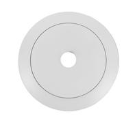 Anello Riduttore per Paralume in Acciaio Inox, Bianco | Anello Adattatore Standard a Vite, per Lampade da Terra E26/e27, Riduce Oscillazioni e Sostituisce L’anello Mancante