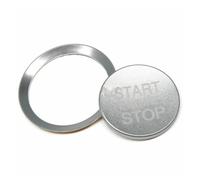 Anello Rivestimento Dell'interruttore Pulsante Start Stop Per Romeo | Arredamento degli interni auto Per Mito 147 156 Per Giulietta Per Stelvio 2010-2021(Argento)