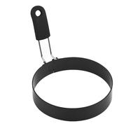 Anello rotondo per cottura uova - Anelli per uova alla piastra | Anello antiaderente per cuocere uova fritte | Anello per omelette per piastra | Stampo per uova in acciaio inox | Anelli per pancake |