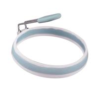 Anello rotondo per cuociuova, anelli per friggere le uova, per uova in silicone da 4 pollici, gadget da cucina rotondo antiaderente, fritto strumento da cucina per panini del gioco