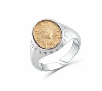 Anello Sacro Cuore uomo donna in argento sterling 925