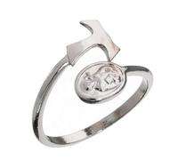 Anello San Francesco Tau argento 925 rodiato