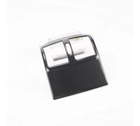 Anello sfiato automobilistico Compatibile Con Benz Per E Class W212 2009 2010 2011 Car Styling Interni Posteriori Pannello Di Uscita Aria Decorazione Copertura Trim(Carbon fiber Color)